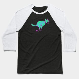 Multicoloured Pooping Dog Baseball T-Shirt